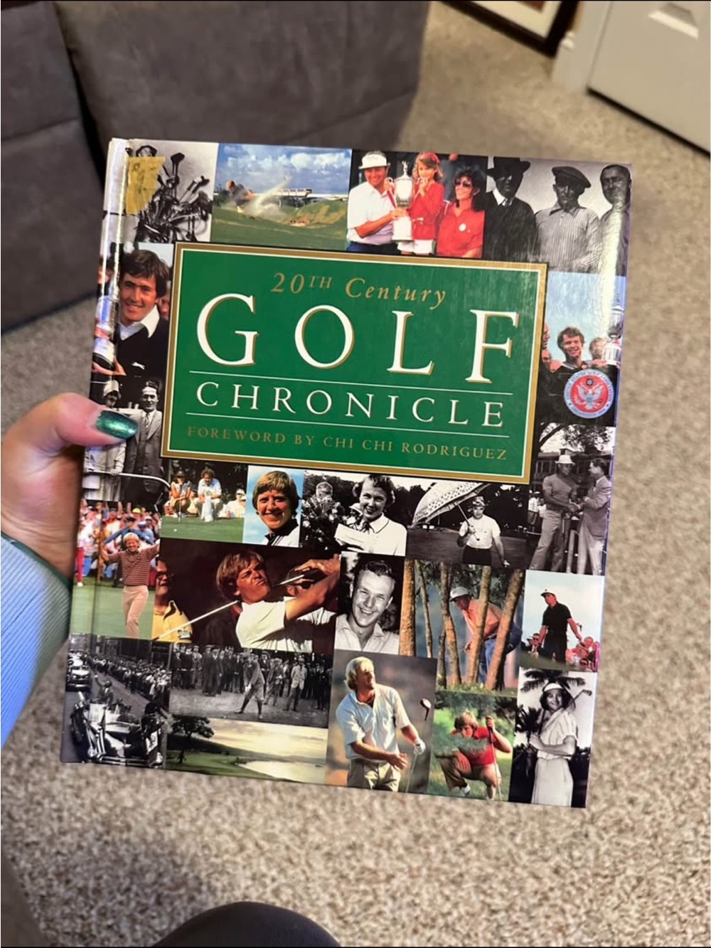 20th Century Golf Chronicle Hardcover Book - Green Cover